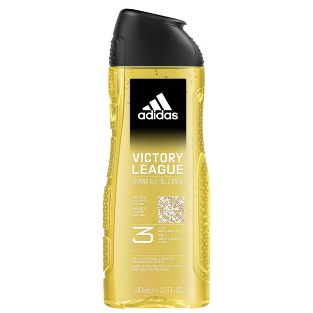 Adidas Victory League 3 In 1 Shower Gel 400ml, 400 ml for Unisex