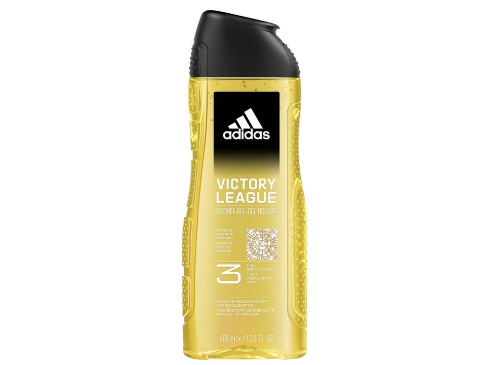 Adidas Victory League 3 In 1 Shower Gel 400ml, 400 ml for Unisex