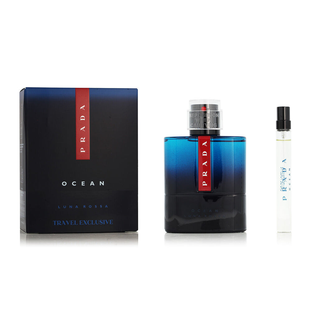 Prada Luna Rossa Ocean Eau de Toilette Gift Set 100ml EDT + 10ml EDT for Men