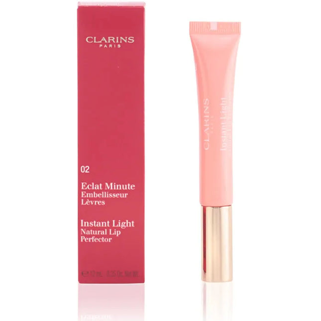 Clarins Instant Light Natural Lip Perfector 12ml - 02 Apricot Shimmer, 12 g for Unisex
