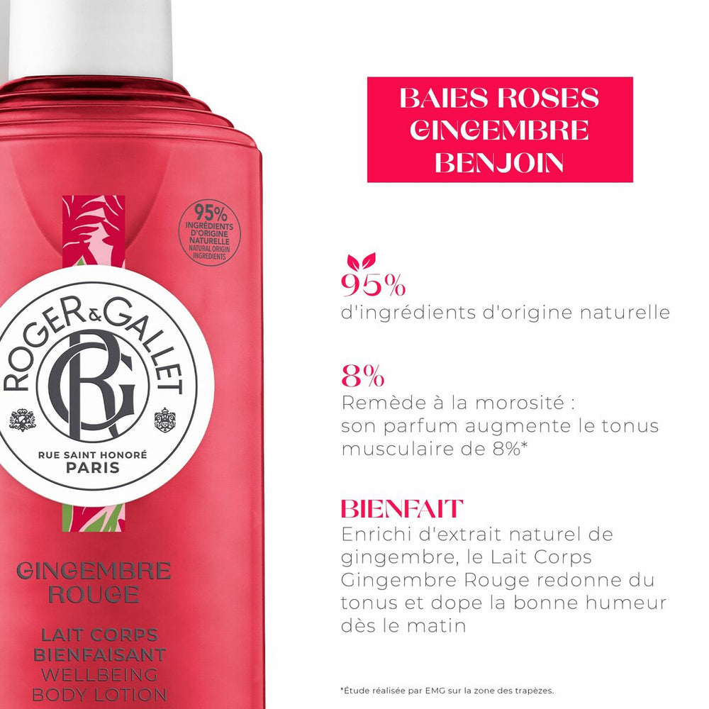 Roger & Gallet Gingembre Rouge Body Lotion 250ml, 250 ml for Unisex