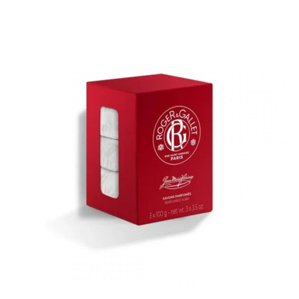 Roger & Gallet Jean Marie Farina Gift Set Perfumed Soap Bar 3x100g for Unisex