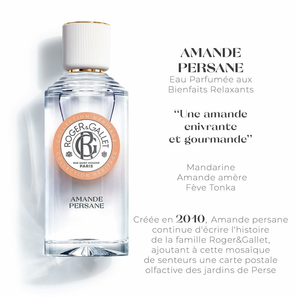 Roger & Gallet Amande Persane Wellbeing Fragrant Water 100ml Spray, 100 ml for Unisex