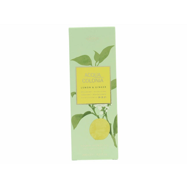 Mäurer & Wirtz 4711 Acqua Colonia Lemon & Ginger Shower Gel 200ml, 200 ml for Unisex