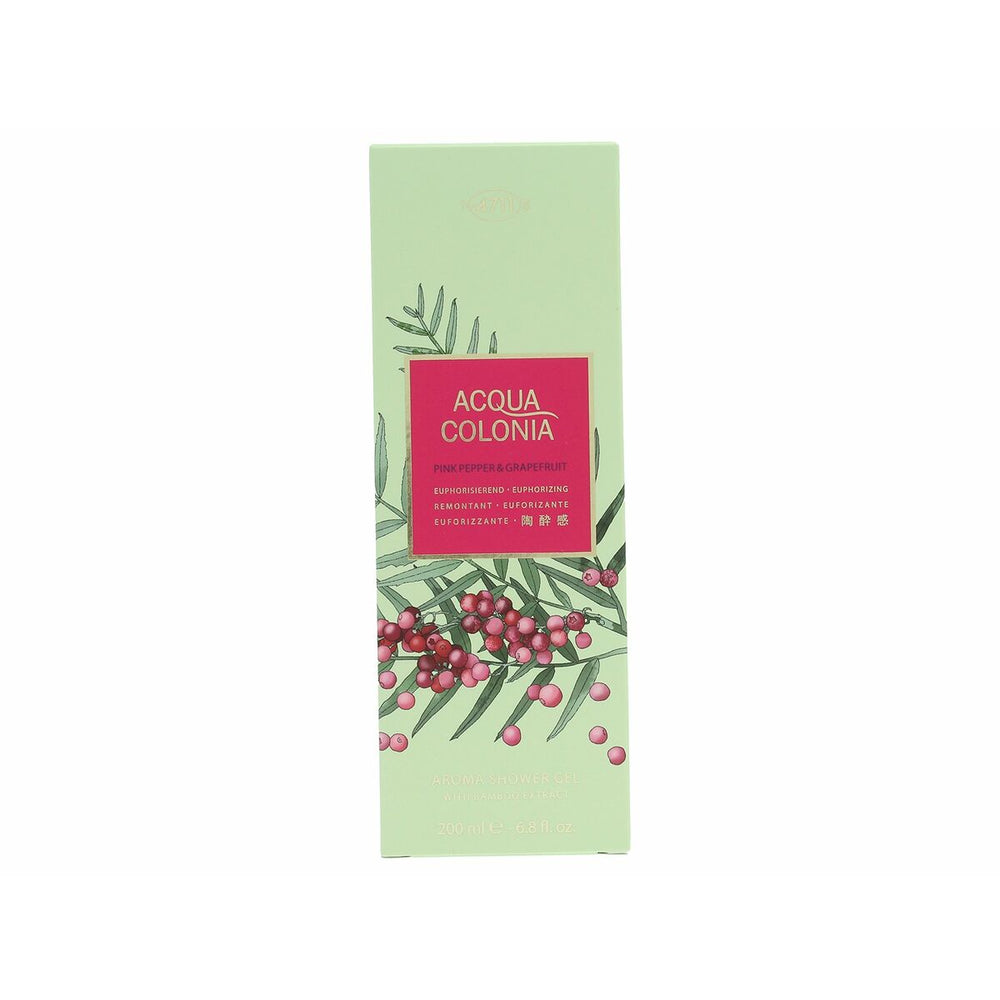 Mäurer & Wirtz 4711 Acqua Colonia Pink Pepper & Grapefruit Shower Gel 200ml, 200 ml for Unisex