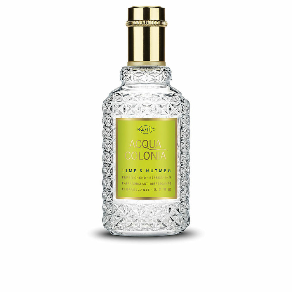 Mäurer & Wirtz 4711 Acqua Colonia Lime & Nutmeg Eau de Cologne 50ml Spray, 50 ml for Unisex