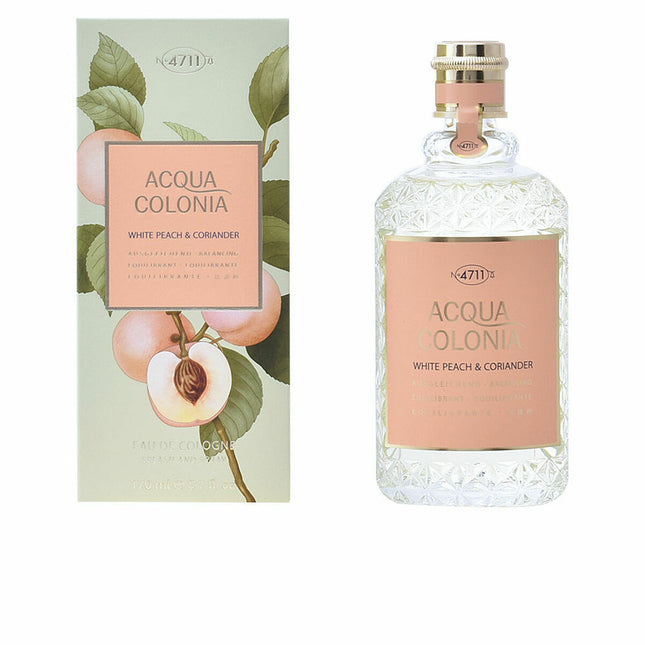 Mäurer & Wirtz 4711 Acqua Colonia White Peach & Coriander Eau de Cologne 170ml Spray, 170 ml for Unisex