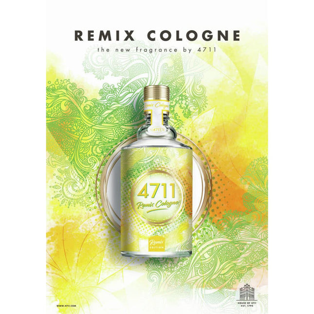 Mäurer & Wirtz 4711 Remix Cologne Urban Summer Eau de Cologne 100ml Spray, 100 ml for Unisex