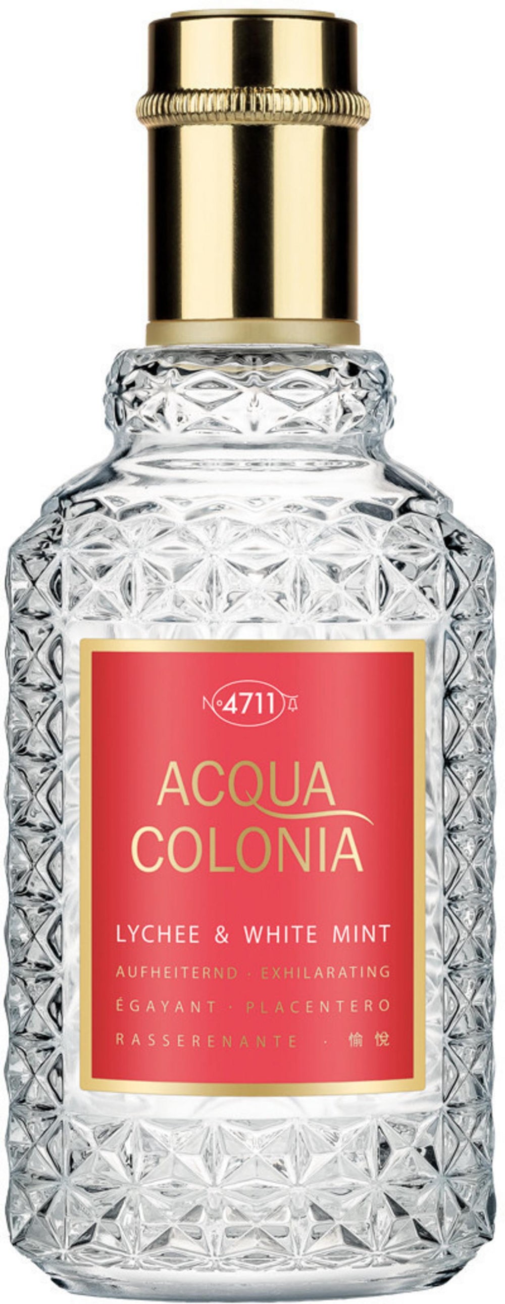 Mäurer & Wirtz 4711 Acqua Colonia Lychee & White Mint Eau de Cologne 50ml Spray, 50 ml for Unisex