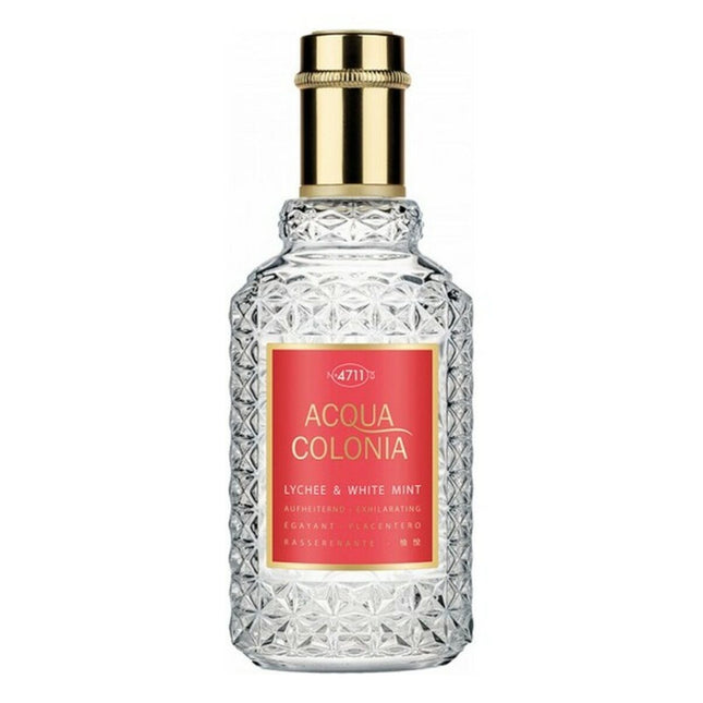 Mäurer & Wirtz 4711 Acqua Colonia Lychee & White Mint Eau de Cologne 50ml Spray, 50 ml for Unisex