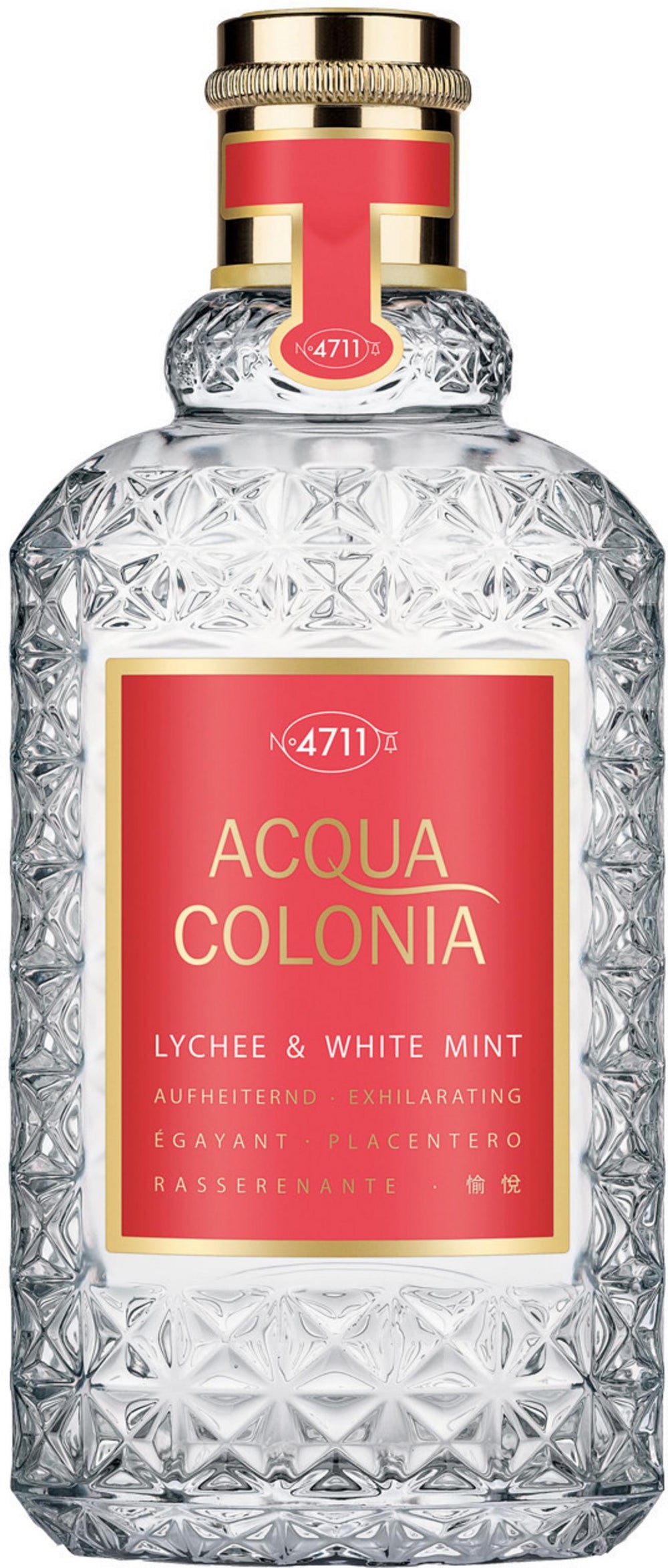 Mäurer & Wirtz 4711 Acqua Colonia Lychee & White Mint Eau de Cologne 170ml Spray, 170 ml for Unisex