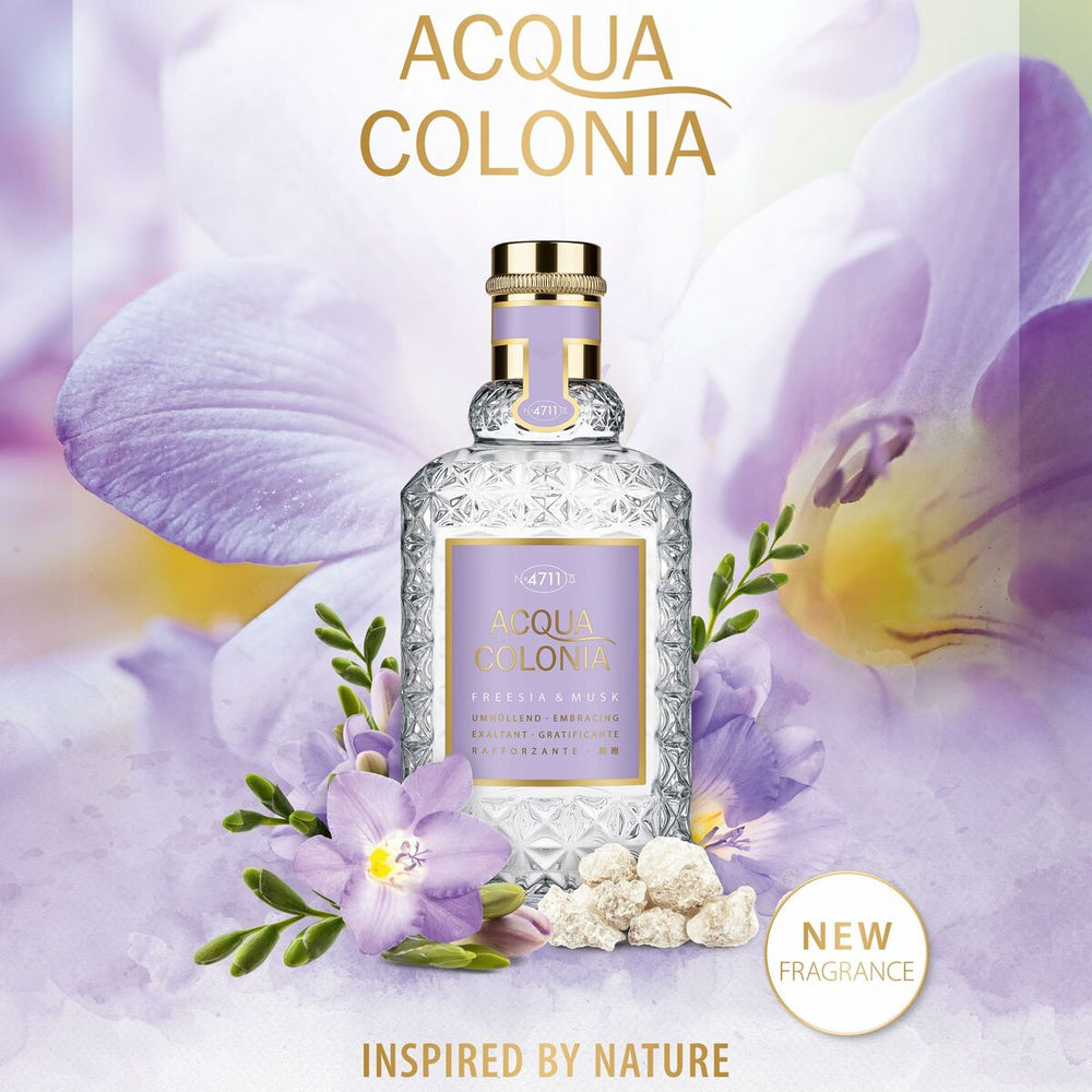 Mäurer & Wirtz 4711 Acqua Colonia Freesia & Musk Eau de Cologne 50ml Spray, 50 ml for Unisex