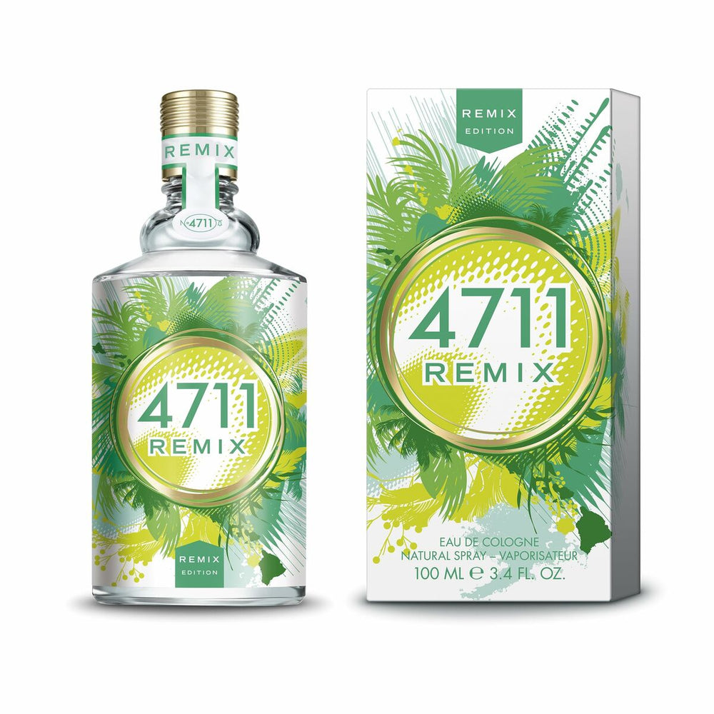 4711 Remix Green Oasis Eau de Cologne 100ml Spray, 100 ml for Unisex
