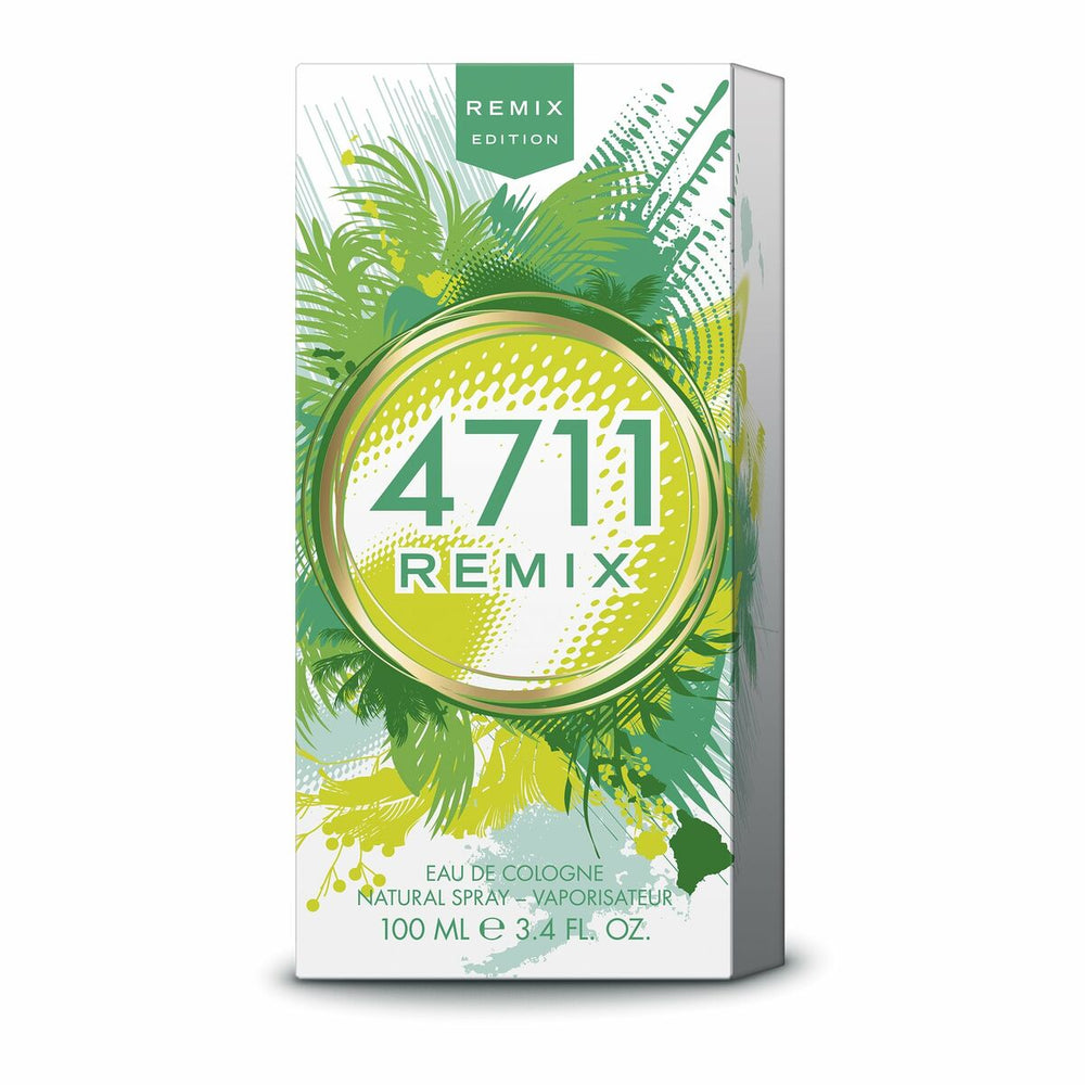 4711 Remix Green Oasis Eau de Cologne 100ml Spray, 100 ml for Unisex