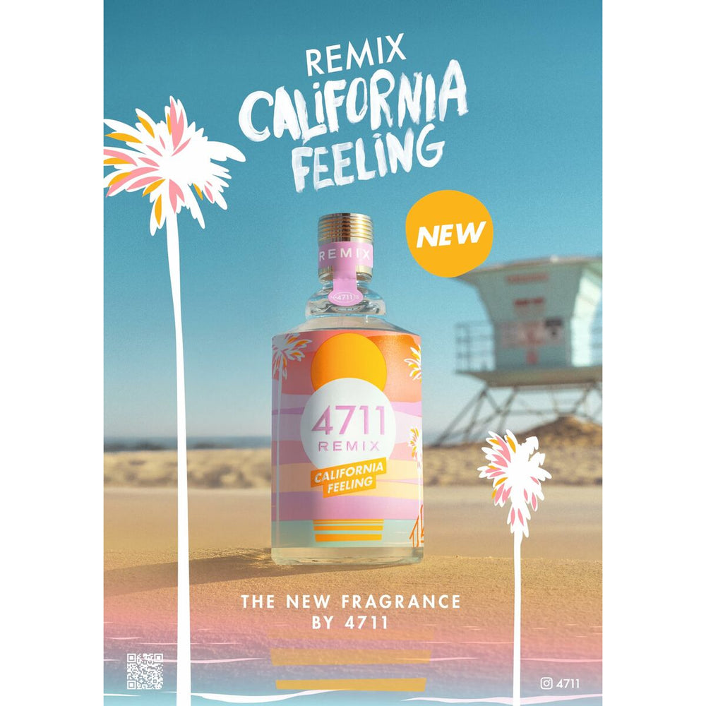 Mäurer & Wirtz 4711 Remix Cologne California Feeling Eau de Cologne 100ml Spray, 100 ml for Unisex