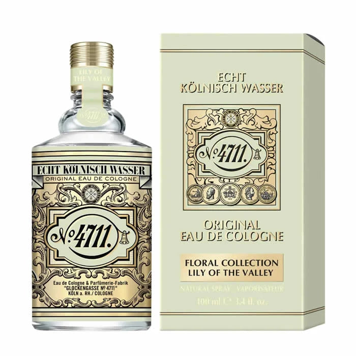 4711 Lily Of The Valley Eau de Cologne 100ml Spray, 100 ml for Women