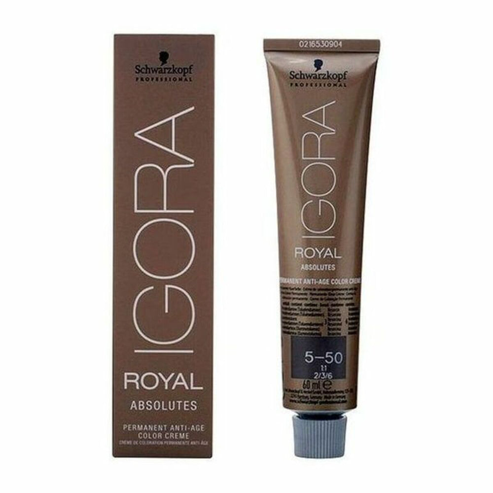 Schwarzkopf Igora Royal Absolutes Anti-Age Permanent Color Creme 60ml - 5-5, 60 ml for Unisex