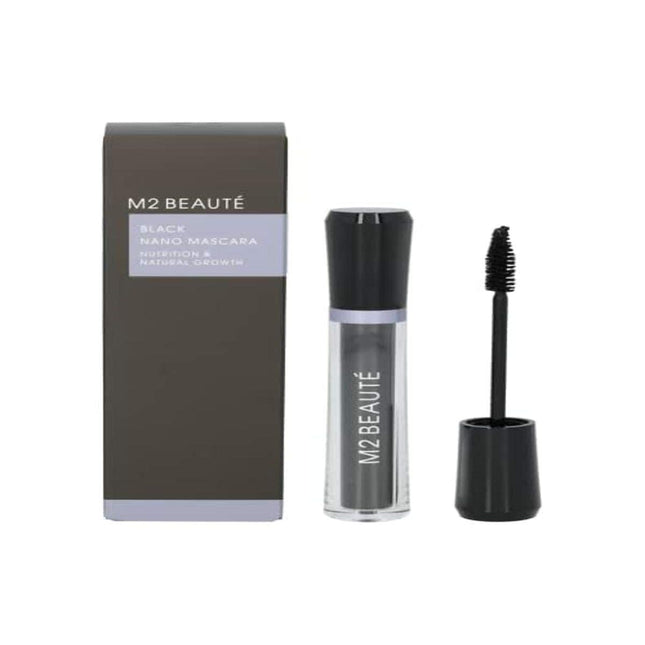 M2 Beauté Black Nano Mascara 6ml - Black, 6 ml for Unisex