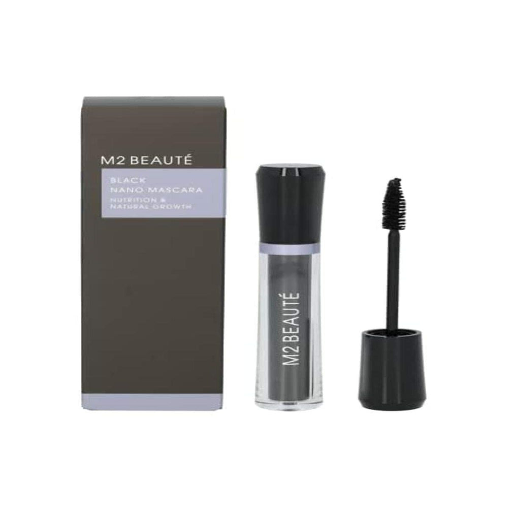 M2 Beauté Black Nano Mascara 6ml - Black, 6 ml for Unisex