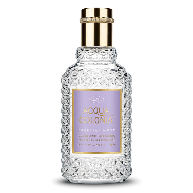 Mäurer & Wirtz 4711 Acqua Colonia Freesia & Musk Eau de Cologne 50ml Spray, 50 ml for Unisex