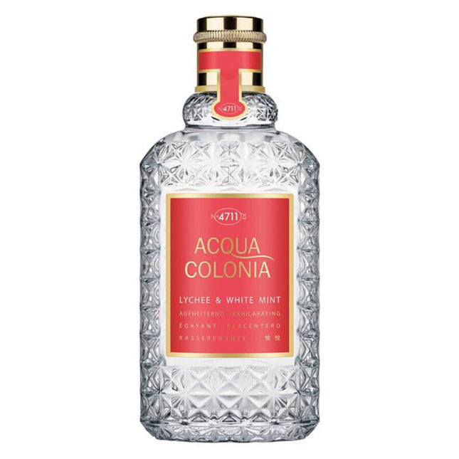 Mäurer & Wirtz 4711 Acqua Colonia Lychee & White Mint Eau de Cologne 100ml Splash, 100 ml for Unisex
