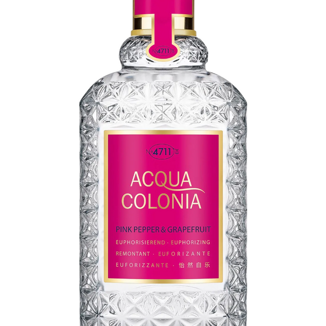 Mäurer & Wirtz 4711 Acqua Colonia Pink Pepper & Grapefruit Eau de Cologne 100ml Spray, 100 ml for Unisex