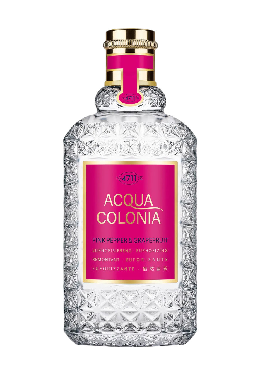 Mäurer & Wirtz 4711 Acqua Colonia Pink Pepper & Grapefruit Eau de Cologne 100ml Spray, 100 ml for Unisex