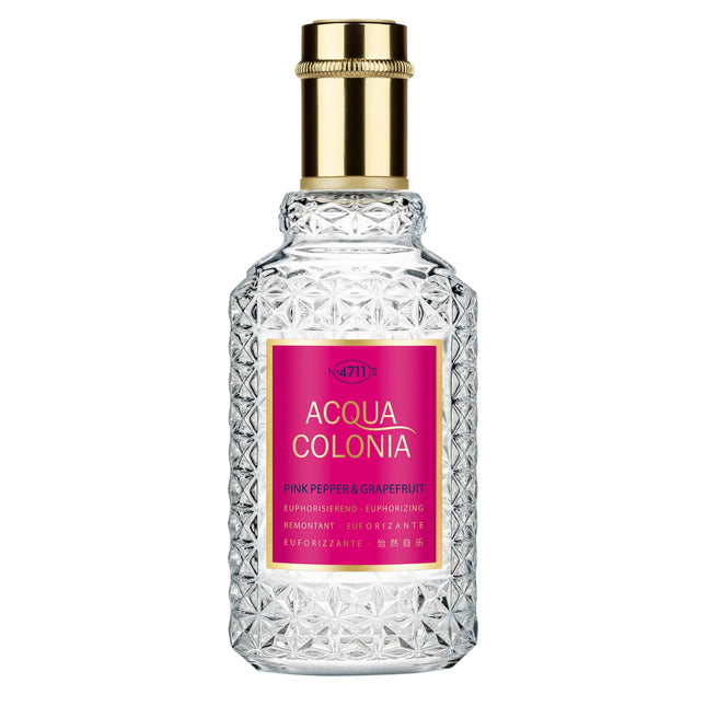 Mäurer & Wirtz 4711 Acqua Colonia Pink Pepper & Grapefruit Eau de Cologne 50ml Spray, 50 ml for Unisex