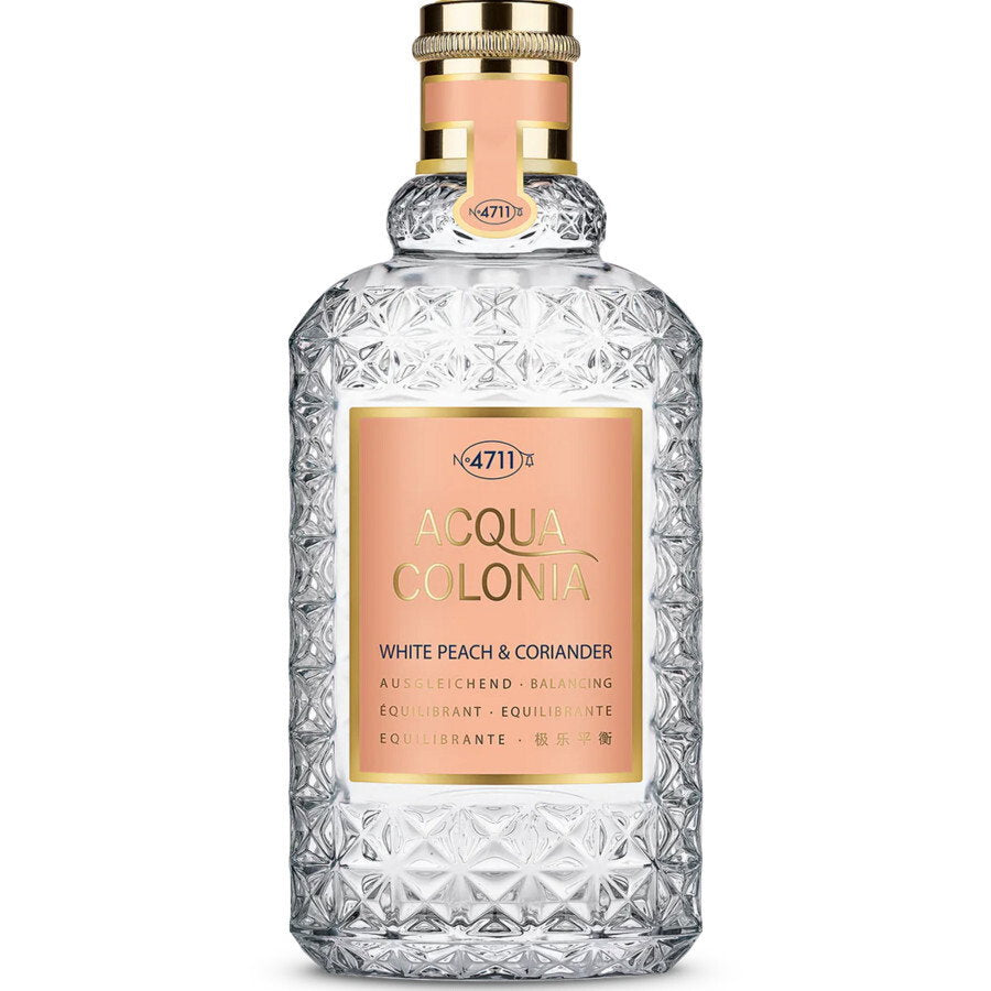Mäurer & Wirtz 4711 Acqua Colonia White Peach & Coriander Eau de Cologne 100ml Spray, 100 ml for Unisex