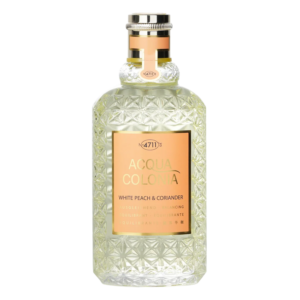 Mäurer & Wirtz 4711 Acqua Colonia White Peach & Coriander Eau de Cologne 170ml Spray, 170 ml for Unisex