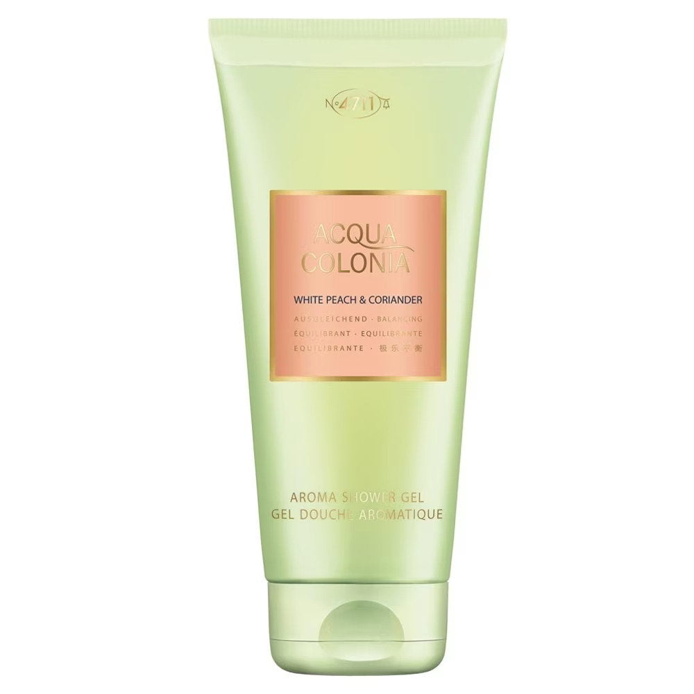 4711 Acqua Colonia White Peach Coriander Shower Gel 200ml, 200 ml for Unisex
