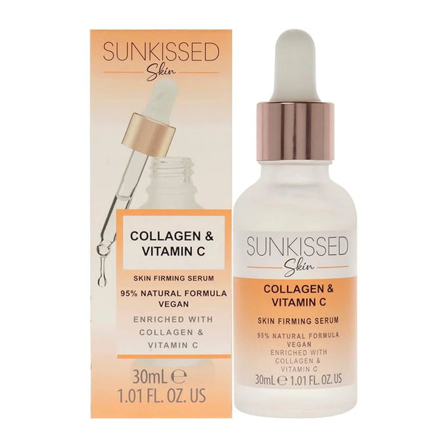 Sunkissed Skin Anti Aging Collagen + Vitamin C Face Serum 30ml, 30 ml for Unisex