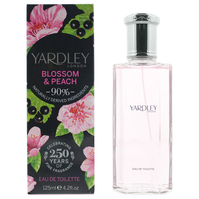 Yardley Blossom & Peach Eau De Toilette 125ml Spray, 125 ml for Women