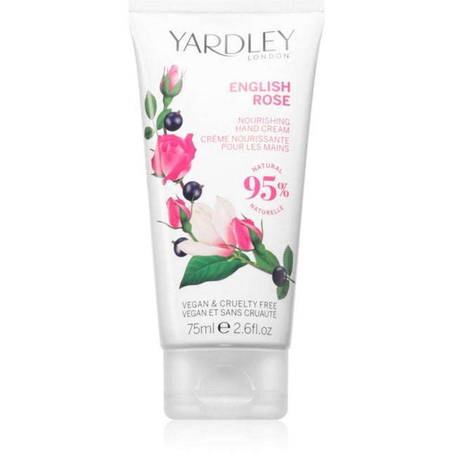 Yardley English Rose Hand Cream 75ml, 75 ml for Women