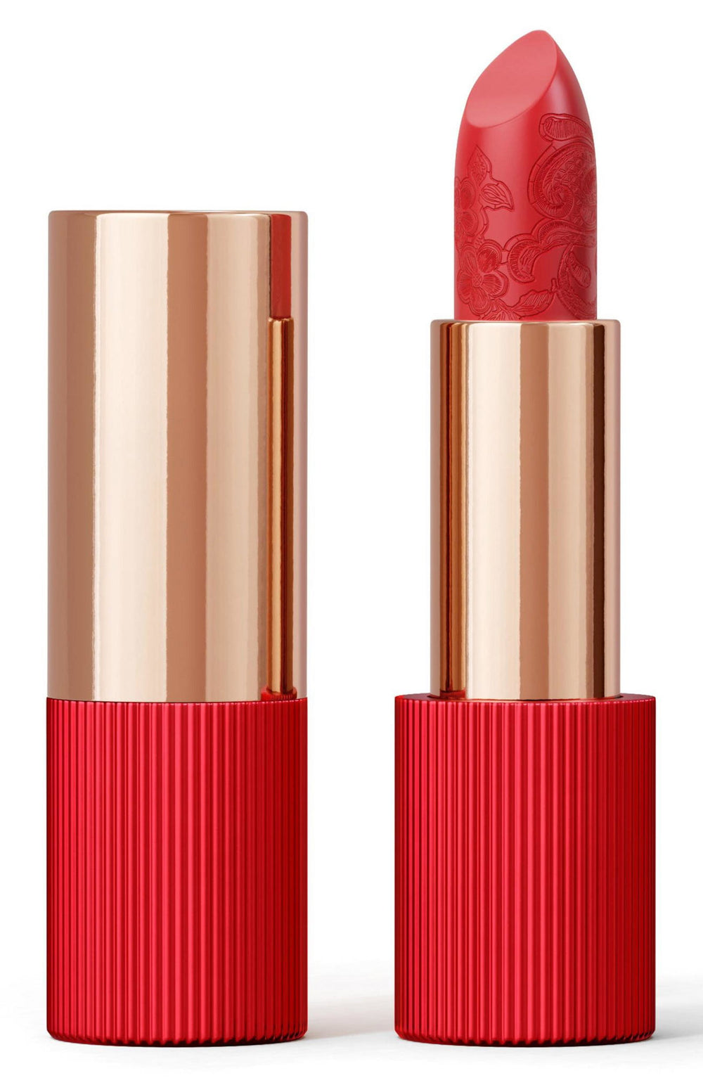 La Perla Matte Silk Lipstick - #103 - Coral Red - 3.5g, 3 g for Unisex