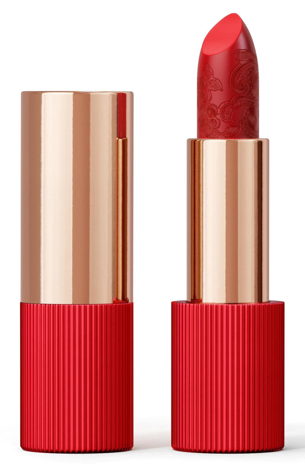 La Perla Matte Silk Lipstick - #105 - Poppy Red - 3.5g, 3 g for Unisex