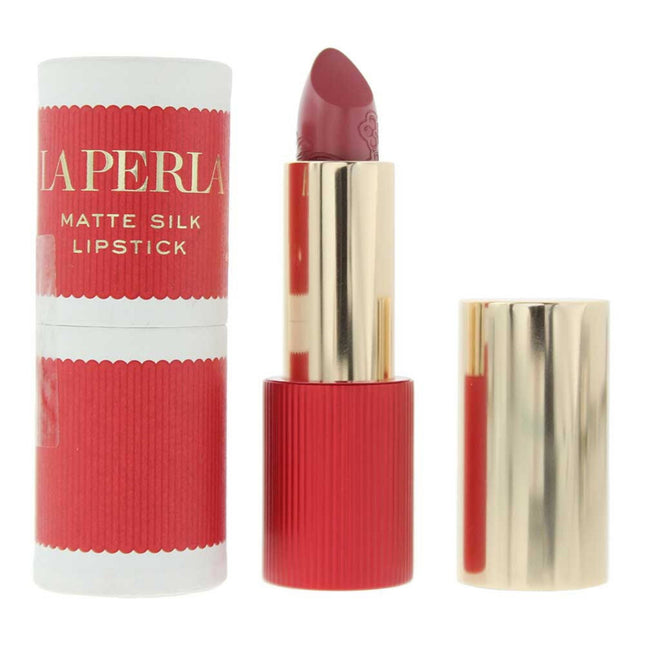 La Perla Matte Silk Lipstick - #109 - Rosewood Red - 3.5g, 3 g for Unisex