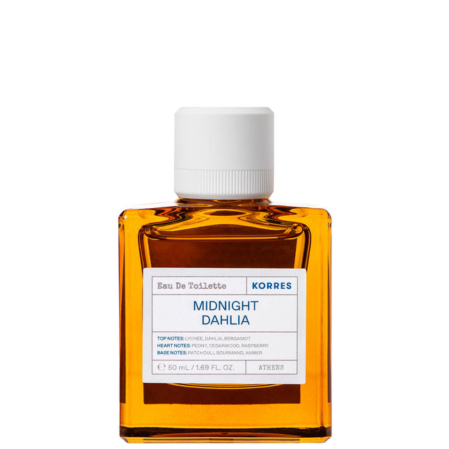 Korres Midnight Dahlia Eau de Toilette 50ml Spray, 50 ml for Unisex