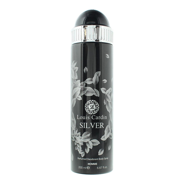 Louis Cardin Silver Deodorant Spray 200ml, 200 ml for Men