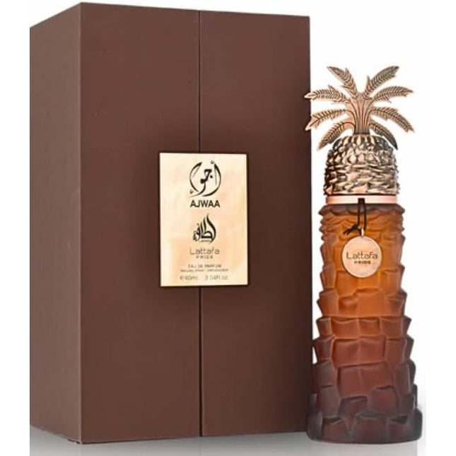 Lattafa Perfumes Ajwaa Eau de Parfum 90ml Spray, 90 ml for Unisex