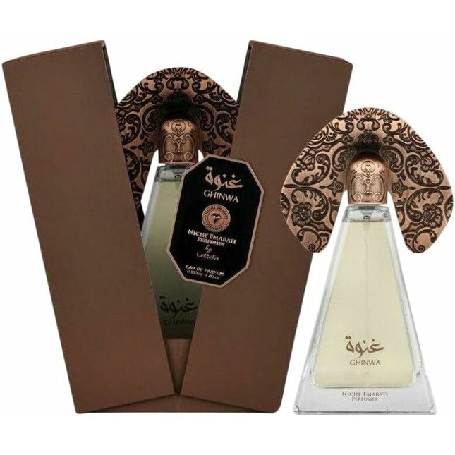 Lattafa Perfumes Lattafa Niche Emarati Ghinwa Eau de Parfum 100ml Spray, 100 ml for Unisex
