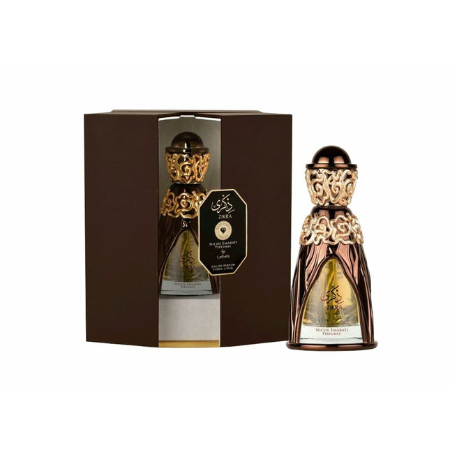 Lattafa Perfumes Niche Emarati Zikra Eau de Parfum 100ml spray, 100 ml for Unisex