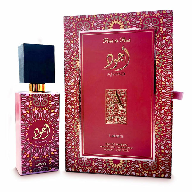 Lattafa Perfumes Ajwad Pink to Pink Eau de Parfum 60ml Spray, 60 ml for Unisex