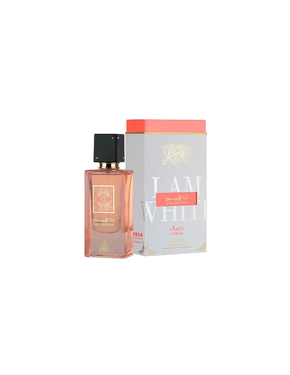 Lattafa Perfumes Ana Abiyedh Coral Eau de Parfum 60ml Spray, 60 ml for Unisex