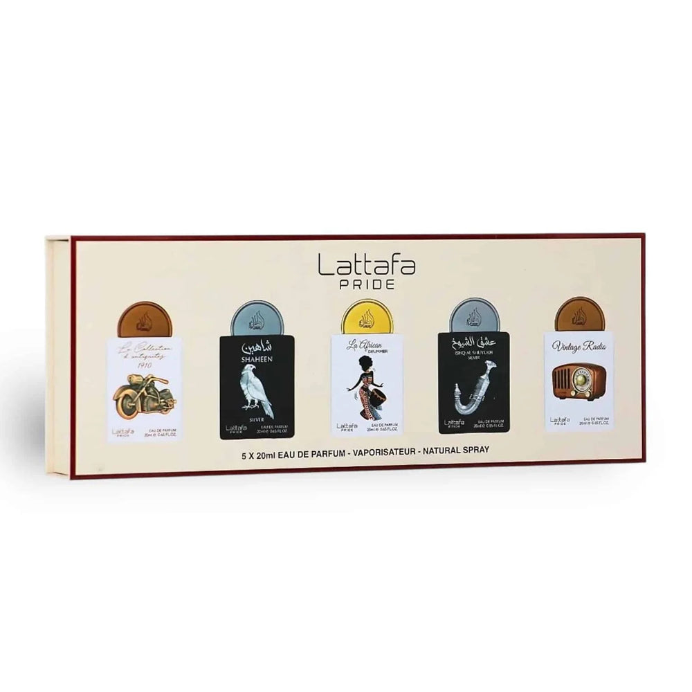 Lattafa Perfumes Lattafa Pride Gift Set Collection No.5 - 5 x 20ml for Unisex