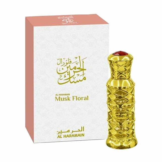 Al Haramain Musk Floral Perfume Oil 12ml, 12 ml for Women