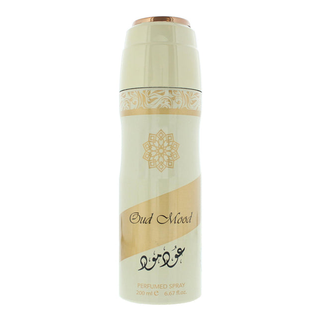 Lattafa Perfumes Oud Mood Perfumed Body Spray 200ml, 200 ml for Unisex