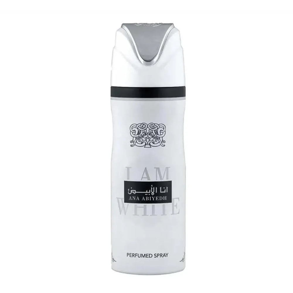 Lattafa Perfumes Ana Abiyedh White All Over Body Spray 200ml, 200 ml for Unisex