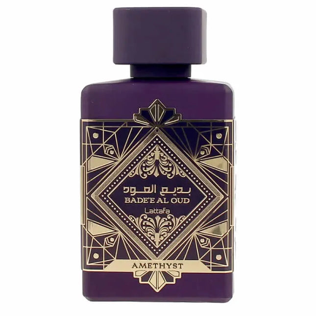 Lattafa Perfumes Bade'e Al Oud Amethyst Eau de Parfum 100ml Spray, 100 ml for Unisex