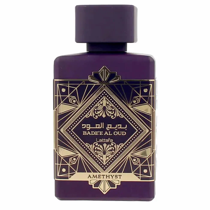 Lattafa Perfumes Bade'e Al Oud Amethyst Eau de Parfum 100ml Spray, 100 ml for Unisex